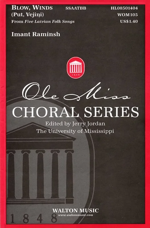 Blow Winds (Arr. Imant Raminsh) Gemischter Chor mit Begleitung