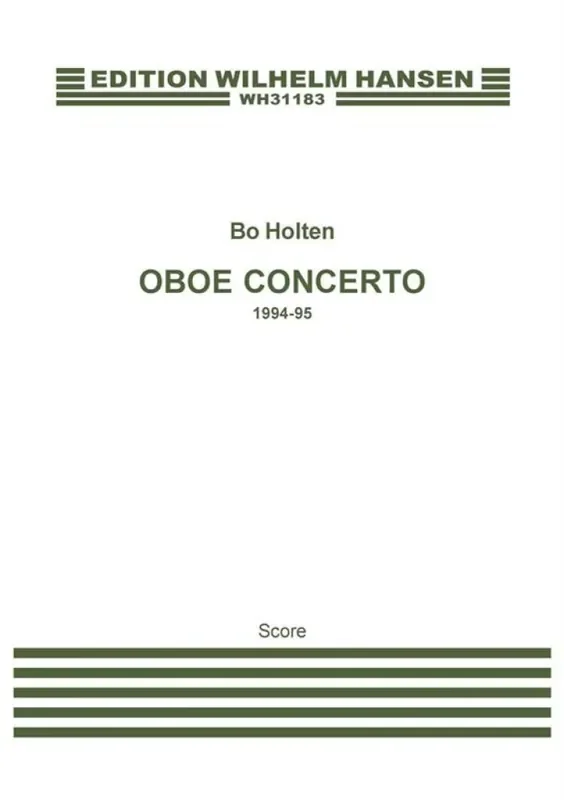 Bo Holten Oboe Concerto Orchester mit Solo