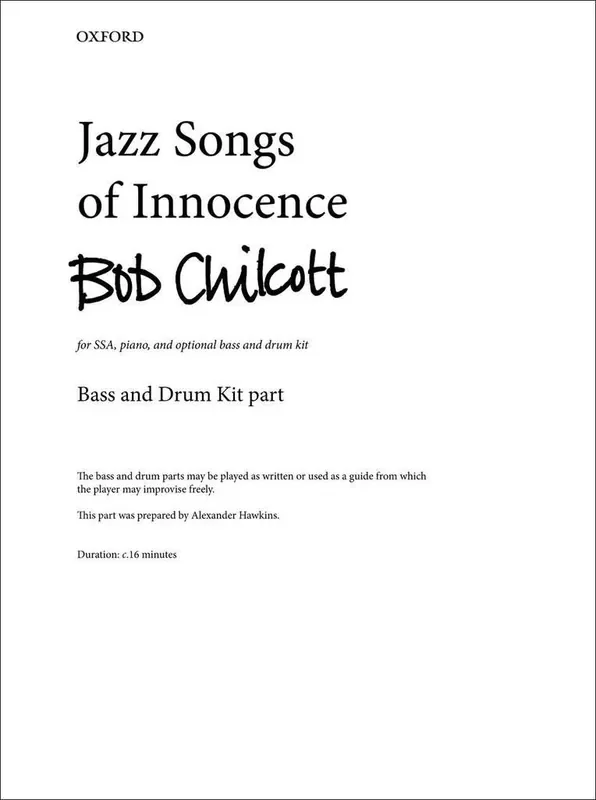 Bob Chilcott Jazz Songs Of Innocence Gesang Solo