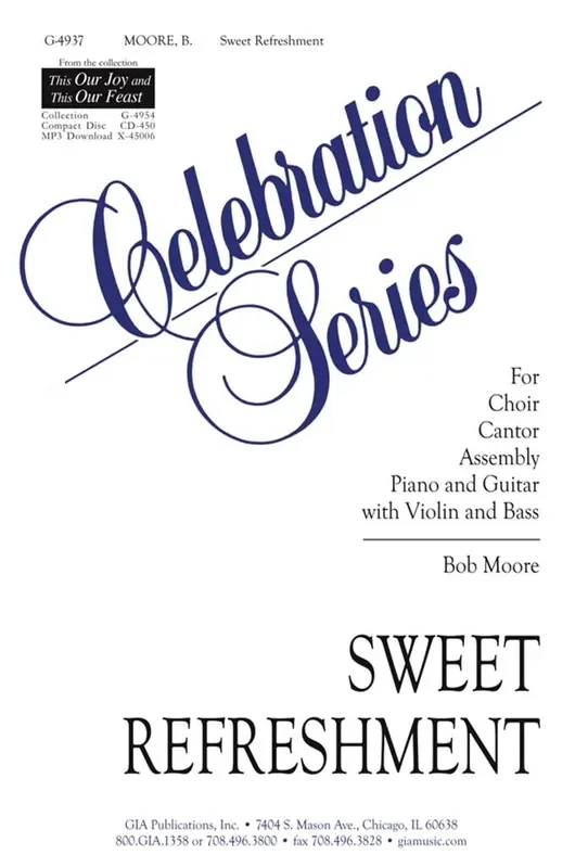 Bob Moore Sweet Refreshment – Instrumental Part Gemischter Chor mit Begleitung