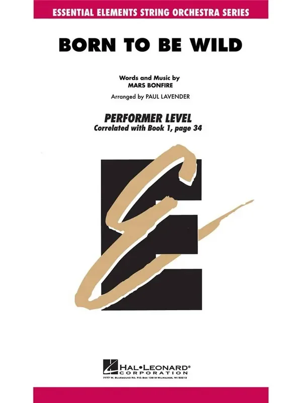 Born to Be Wild (Arr. Paul Lavender) Streichensemble