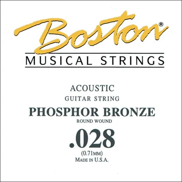 Boston .028 snaar, phosphor bronze