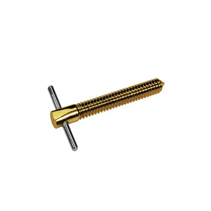 Boston bass strap part, t-screw for end clip, chrome