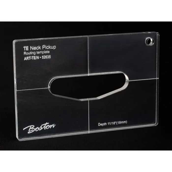 Boston pickup routing template TE neck