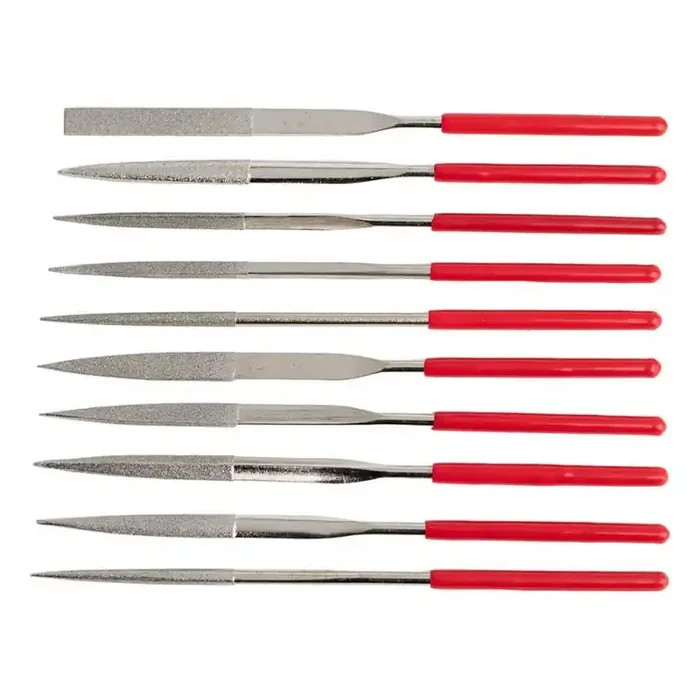 Boston Precision Tools diamond needle file set 160x4mm – 10 pcs