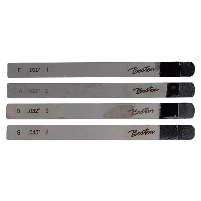 Boston Precision Tools violin nut file set .020 – .026 -.032 -.040
