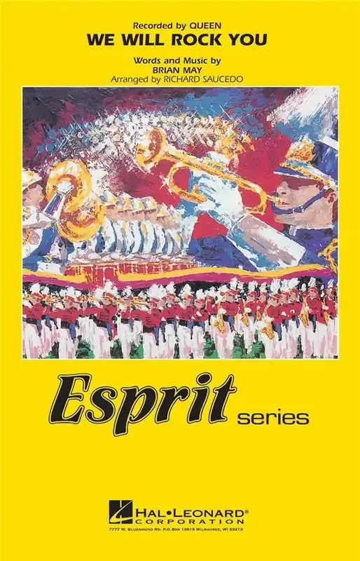 Brian May We Will Rock You (Arr. Richard L. Saucedo) Marching Band