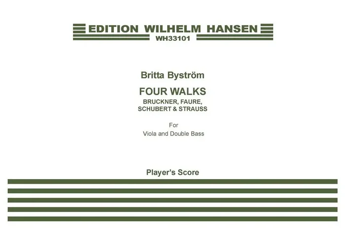 Britta Byström Four Walks Streicher Duett