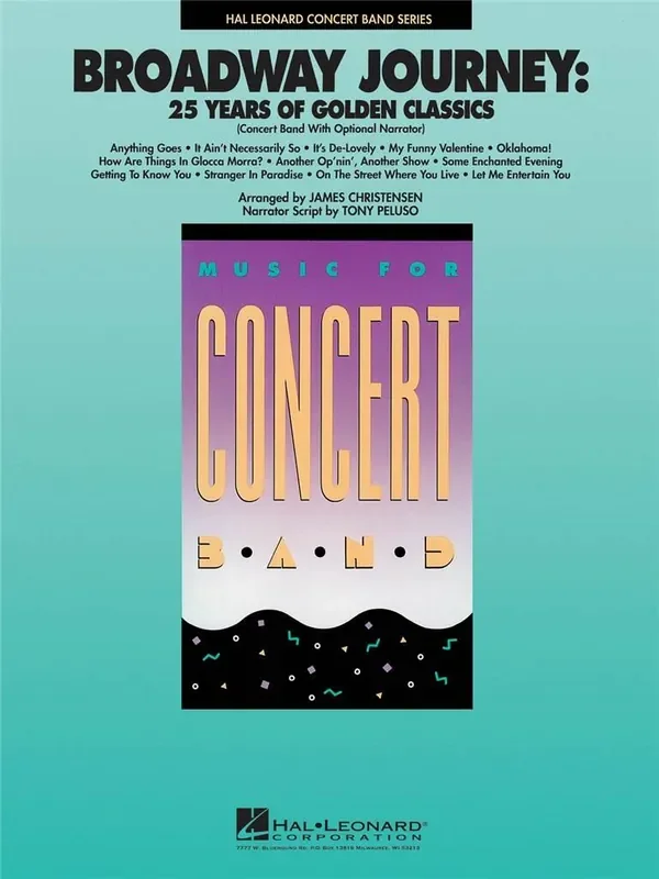 Broadway Journey 25 Years Of Golden Classics (Arr. James Christensen) Blasorchester