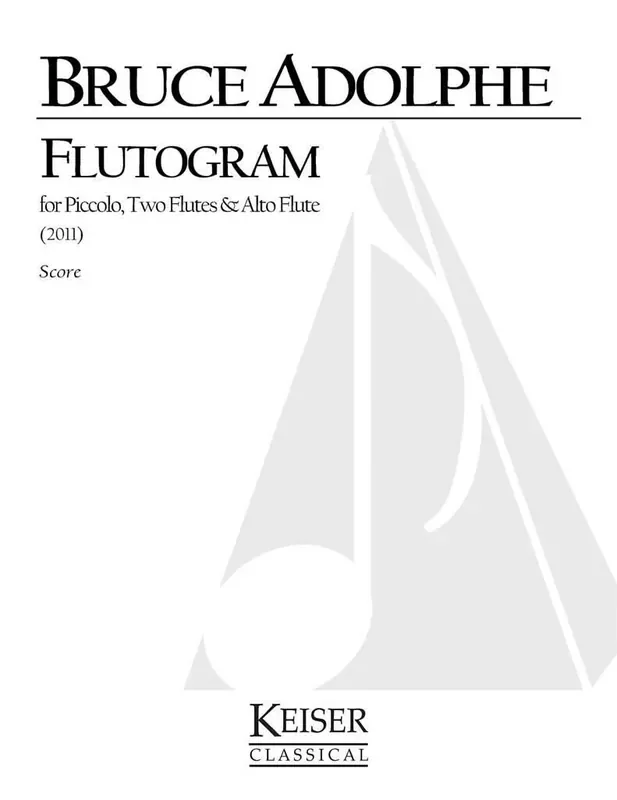 Bruce Adolphe Flutogram Flöte Ensemble