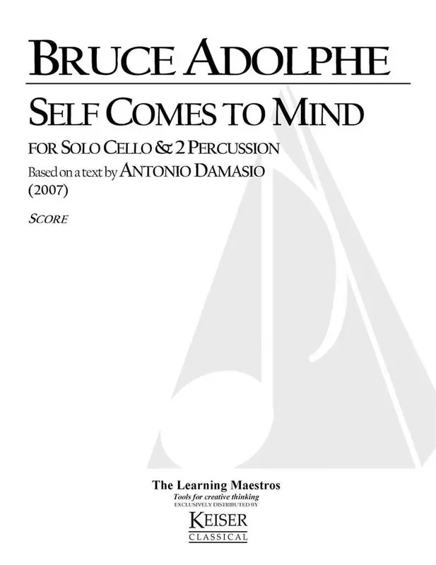 Bruce Adolphe Self comes to Mind Kammerensemble