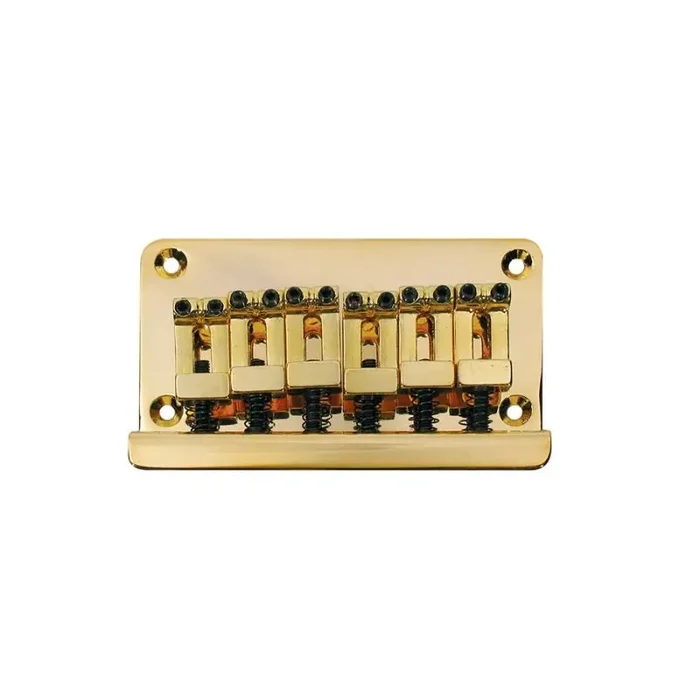 Brug-staartstuk,Strat, goud, pitch 10,0mm