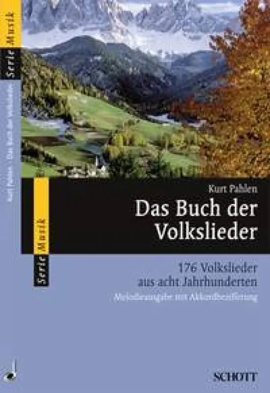 Buch Der Volkslieder (Arr. Claus-Dieter Ludwig) Melodie, Text, Akkorde