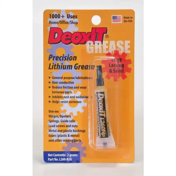 CAIG DeoxIT L260Np Grease (formerly CaiLube), No particles, 2g, squeeze tube