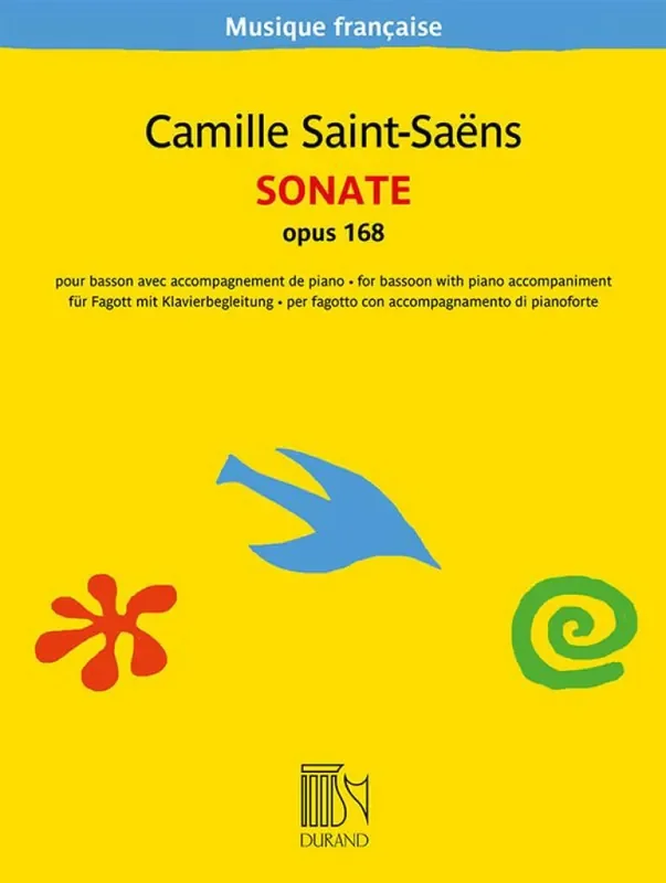 Camille Saint-Saëns Sonate opus 168 Fagott mit Begleitung