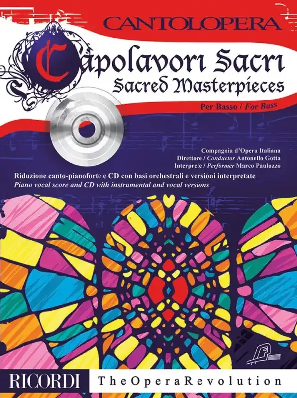 Cantolopera Capolavori Sacri per Basso Gesang mit Klavier