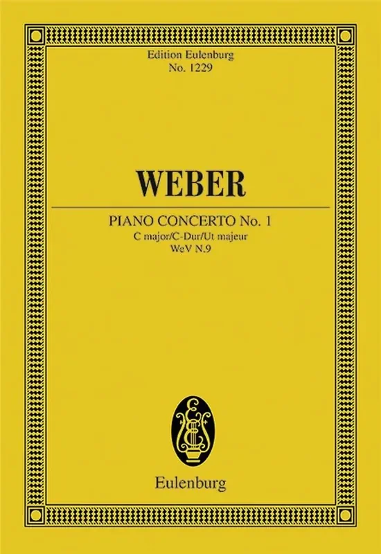 Carl Maria von Weber Concerto No. 1 C major op. 11 JV 98 Orchester mit Solo
