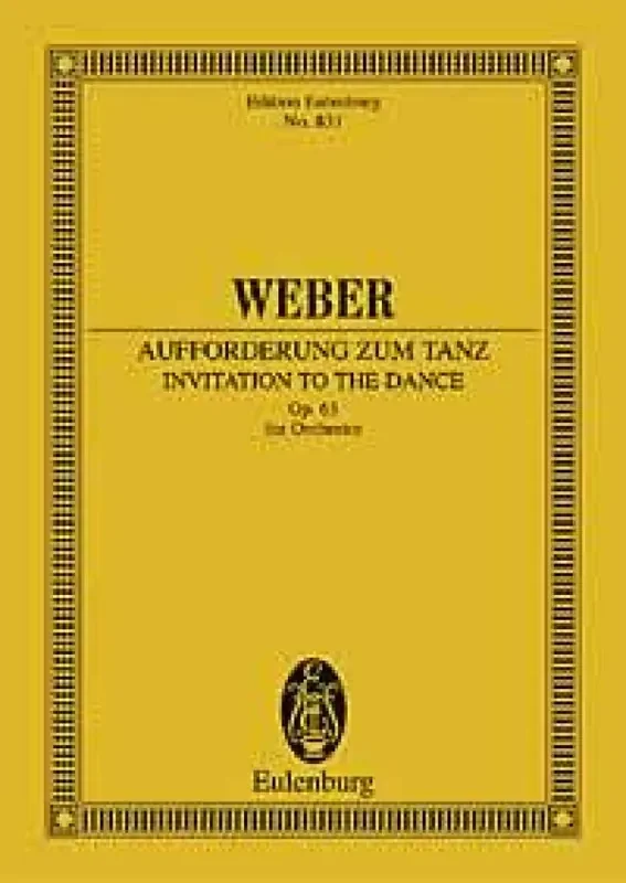 Carl Maria von Weber Invitation to the Dance op. 65 JV 260 Orchester