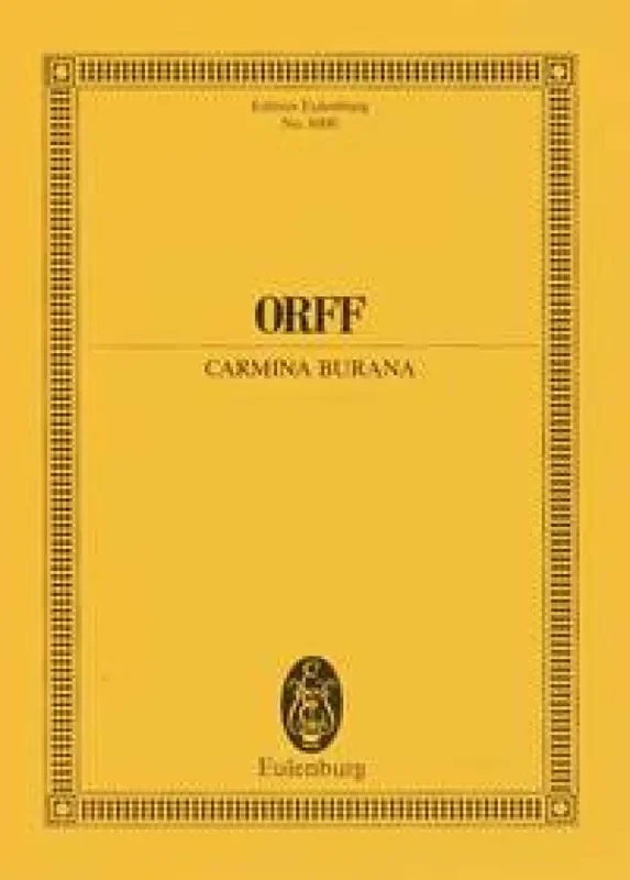 Carl Orff Carmina Burana Gemischter Chor mit Ensemble