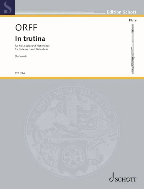 Carl Orff In trutina (Arr. Marcello Pedruzzi) Flöte Ensemble
