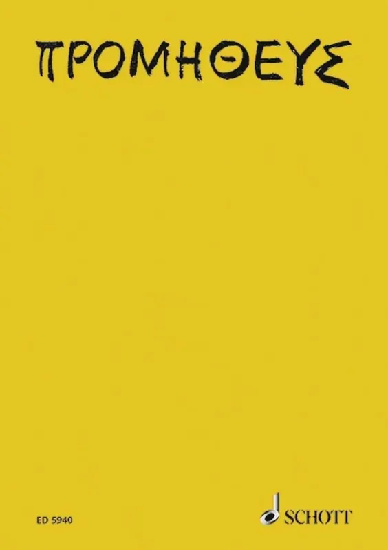 Carl Orff Prometheus