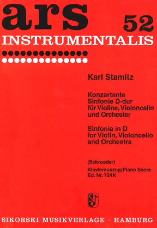 Carl Stamitz Sinfonia concertante Orchester mit Solo