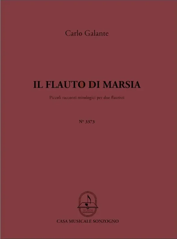 Carlo Galante Il Flauto Di Marsia Flöte Duett