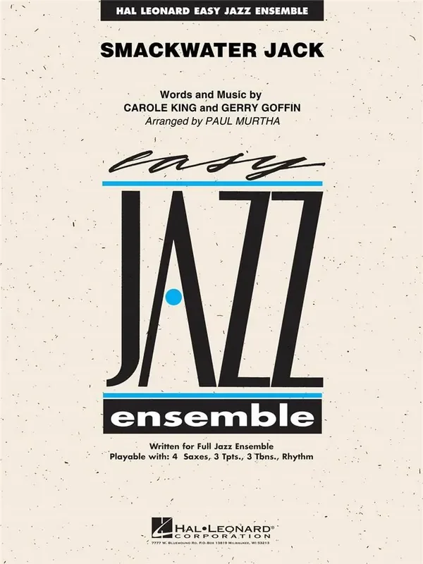 Carole King Smackwater Jack (Arr. Paul Murtha) Jazz Ensemble
