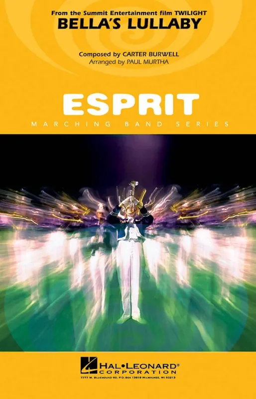 Carter Burwell Bella‘s Lullaby (from Twilight) (Arr. Paul Murtha) Marching Band