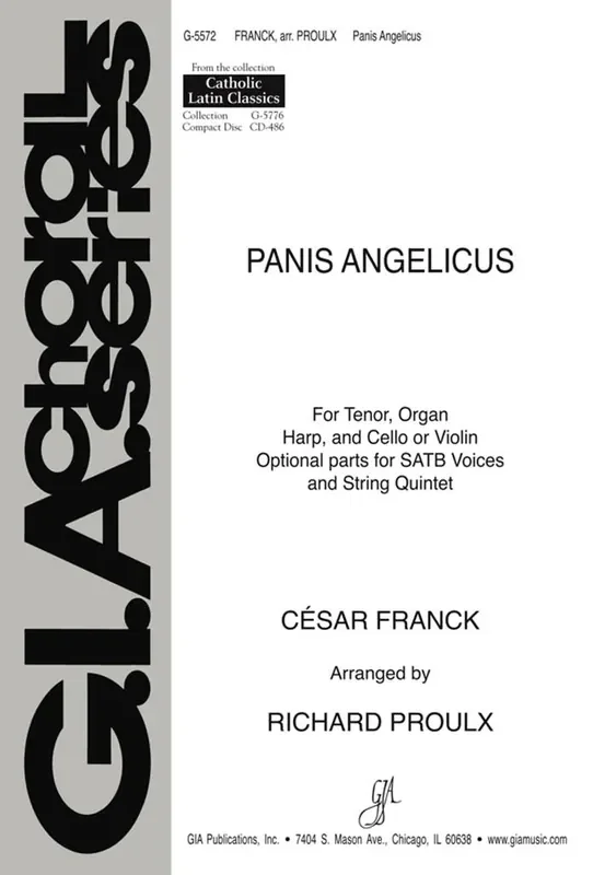 César Franck Panis angelicus – Full Score Gemischter Chor mit Begleitung