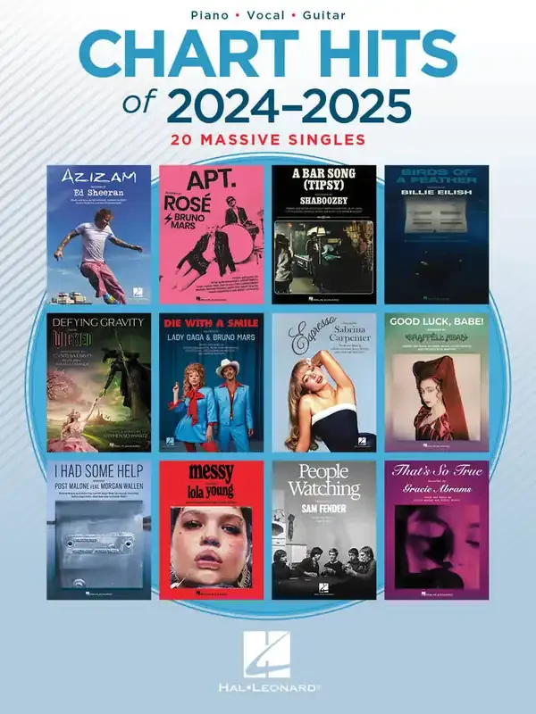 Chart Hits of 2024-2025 (PVG) Klavier, Gesang, Gitarre (Songbooks)