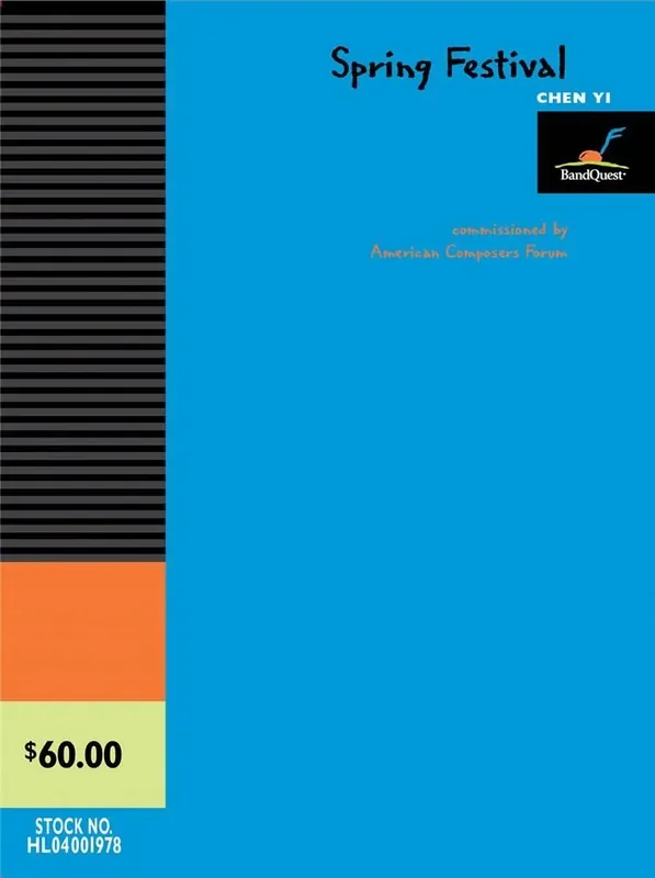 Chen Yi Spring Festival Blasorchester