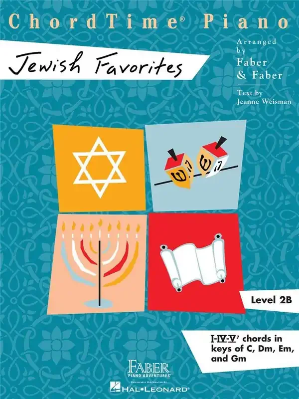 ChordTime Piano Jewish Favorites – Level 2B