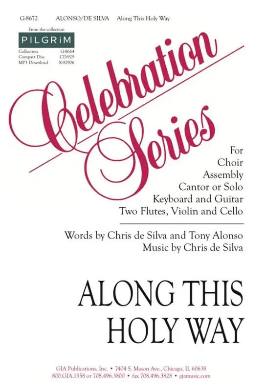 Chris de Silva Along This Holy Way – Guitar part Gemischter Chor mit Begleitung