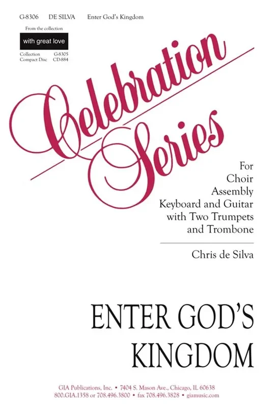 Chris de Silva Enter God‘s Kingdom – Instrument edition Gemischter Chor mit Begleitung