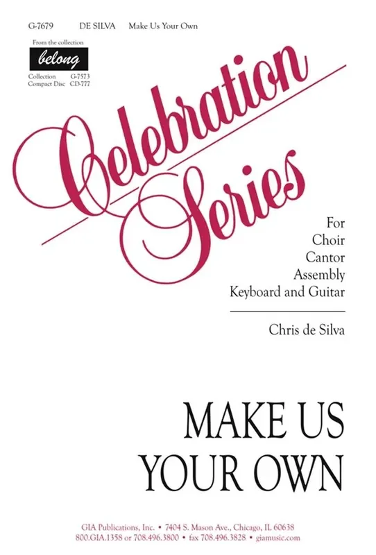 Chris de Silva Make Us Your Own – guitar part Gemischter Chor mit Begleitung