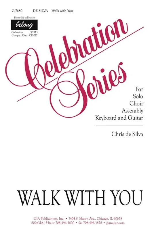 Chris de Silva Walk with You – Guitar Gemischter Chor mit Begleitung