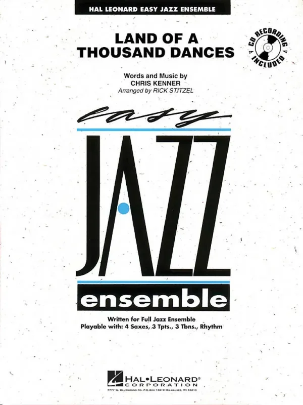Chris Kenner Land Of A Thousand Dances (Arr. Rick Stitzel) Jazz Ensemble