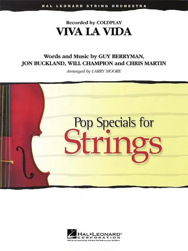Chris Martin Viva la Vida (Arr. Larry Moore) Streichensemble