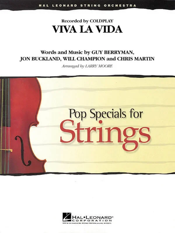 Chris Martin Viva la Vida (Arr. Larry Moore) Streichensemble