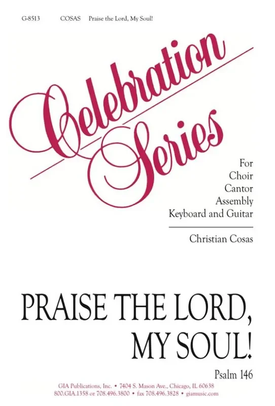 Christian Cosas Praise the Lord, My Soul Gemischter Chor mit Klavier/Orgel