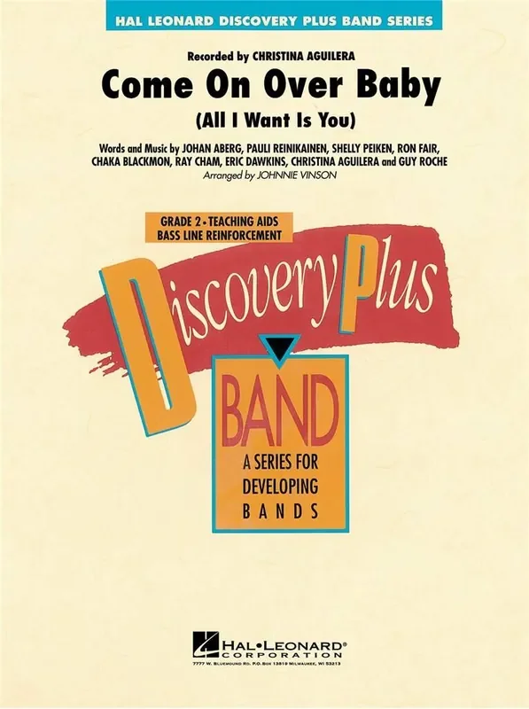 Christina Aguilera Come On Over Baby (All I Want Is You) (Arr. Johnnie Vinson) Blasorchester