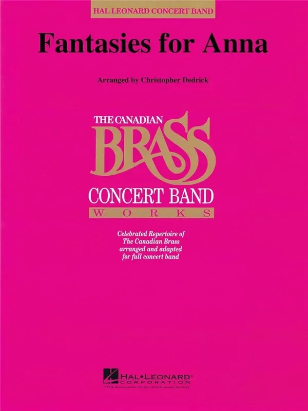 Christopher Dedrick Fantasies for Anna Blasorchester