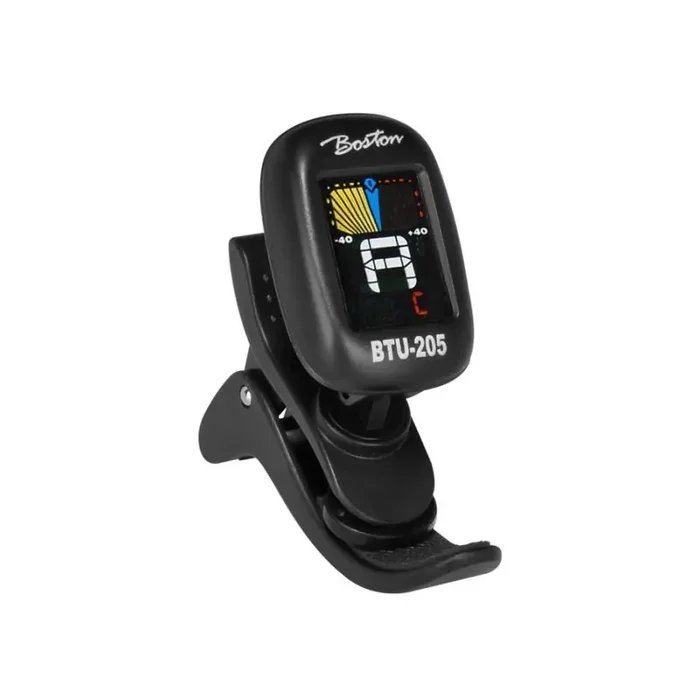 Chromatische clip-on tuner, (ook G+B+U+V), full colour display, 430-450Hz, viool clip-on