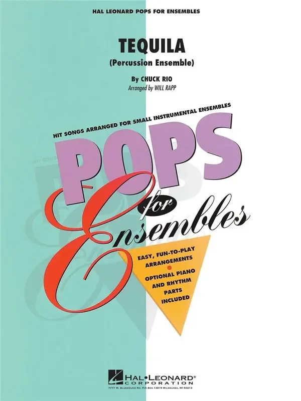 Chuck Rio Tequila (Arr. Will Rapp) Percussion Ensemble