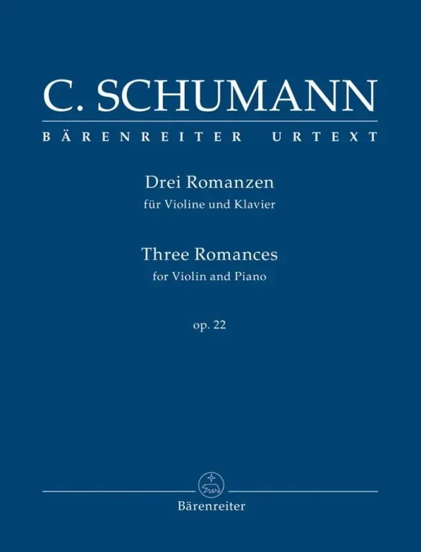 Clara Schumann Drei Romanzen op. 22 Violine mit Begleitung