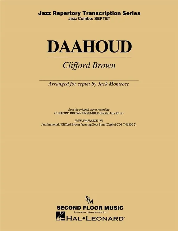 Clifford Brown Daahoud (Arr. Jack Montrose) Jazz Ensemble