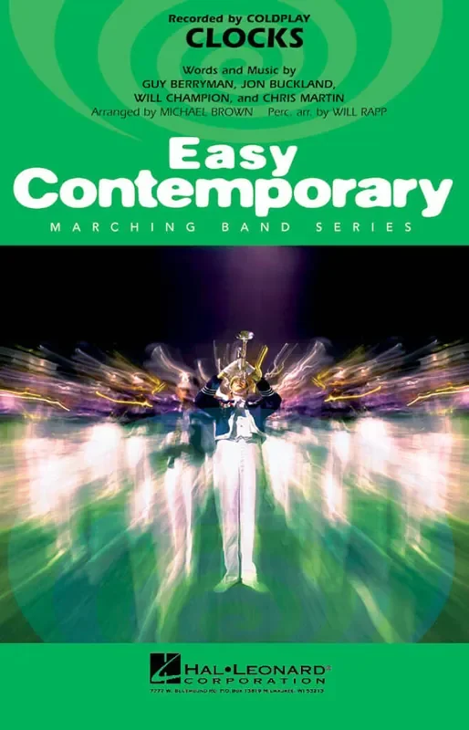 Coldplay Clocks (Arr. Michael Brown) Marching Band
