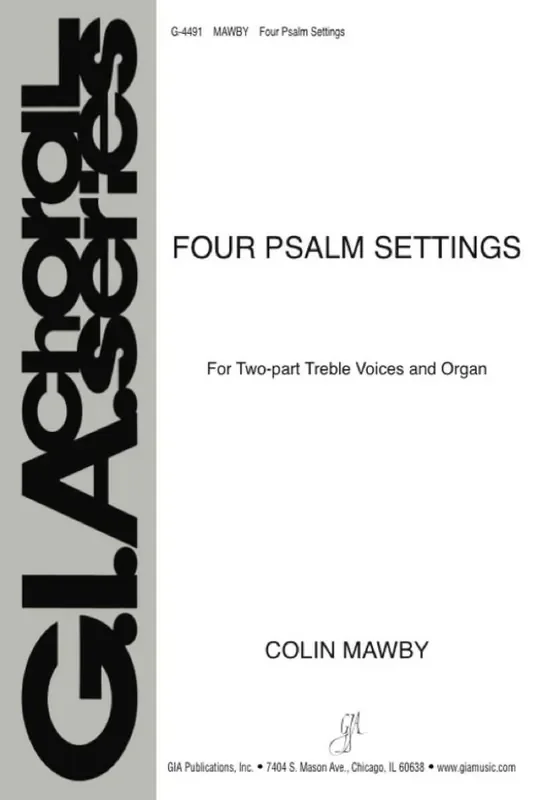 Colin Mawby Four Psalm Settings Frauenchor mit Begleitung