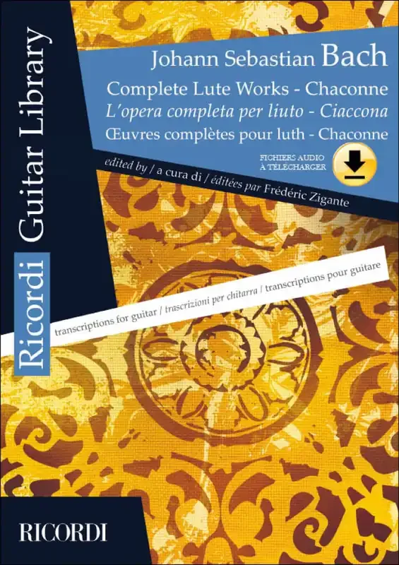 Complete Lute Works BWV 995 – 1001 with Chaconne Sonstige Zupfinstrumente